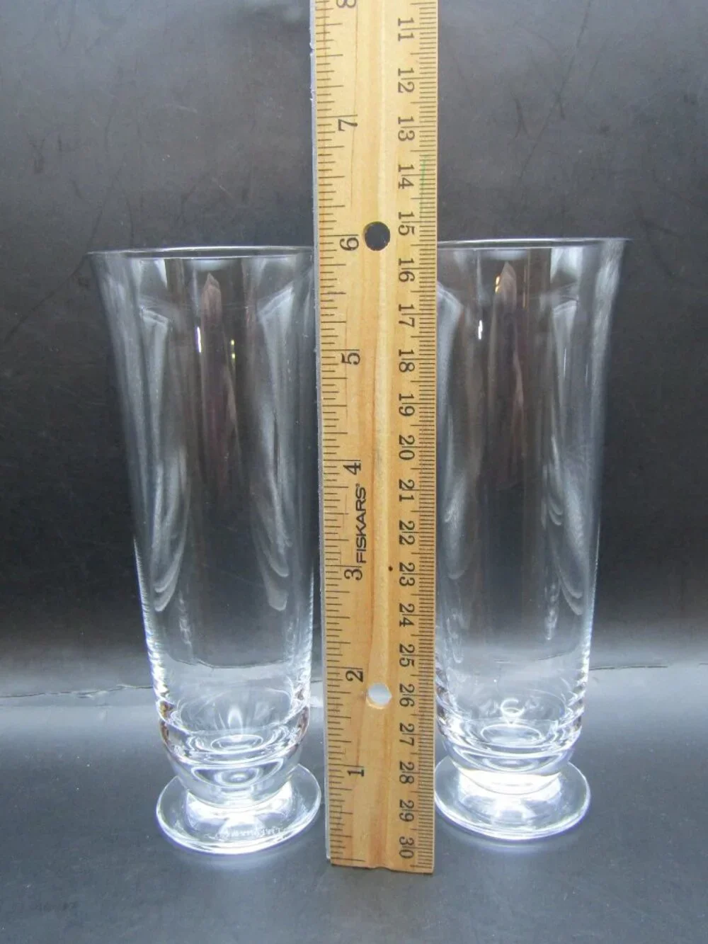 Set of Two Tiffany and Co. Stemless Champagne Flutes